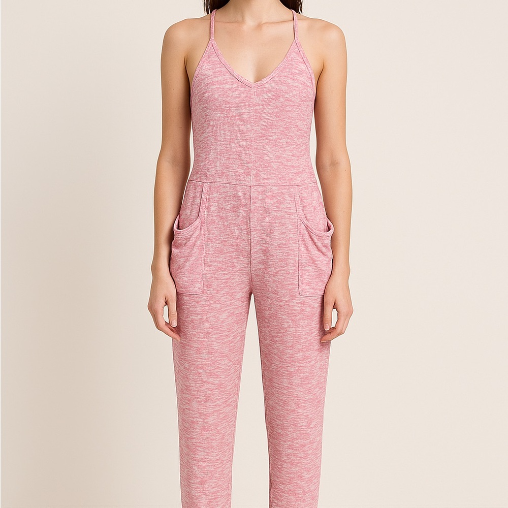 Pink Women's Jumpsuit